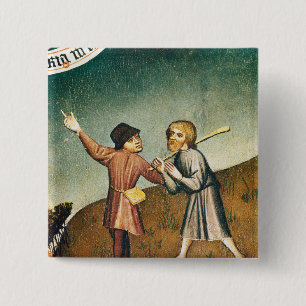 Adoration of the Magi, detail of the 15 Cm Square Badge