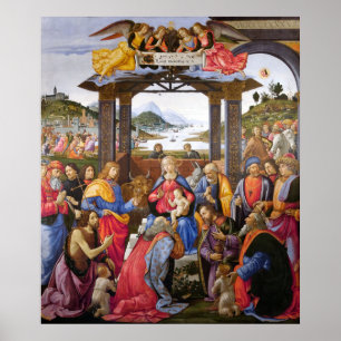 Adoration of the Magi - Domenico Ghirlandaio Poster