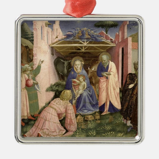 Adoration of the Magi, from the predella Metal Tree Decoration (Front)
