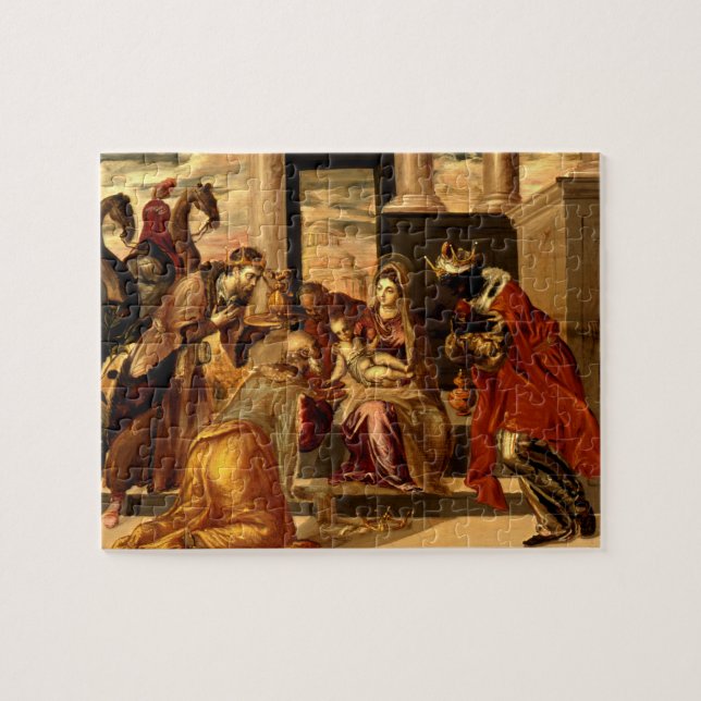 Adoration of the Magi - Greco Jigsaw Puzzle (Horizontal)