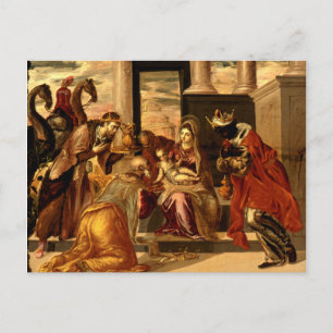 Adoration of the Magi - Greco Postcard