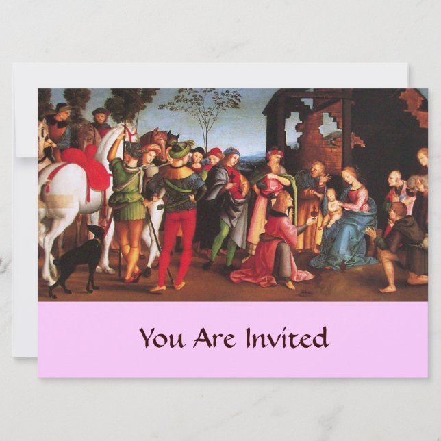 ADORATION OF THE MAGI INVITATION (Front)