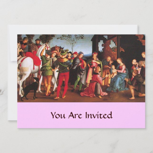 ADORATION OF THE MAGI INVITATION (Front)