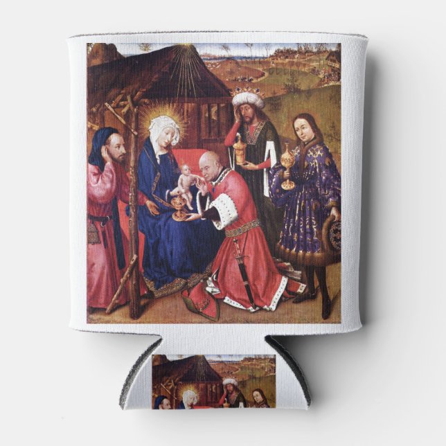 Adoration of the Magi - Jacques Daret - c1435 Can Cooler (Front)