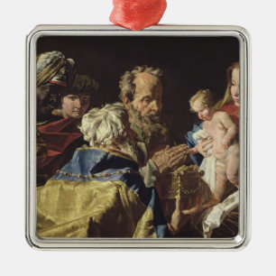 Adoration of the Magi Metal Tree Decoration