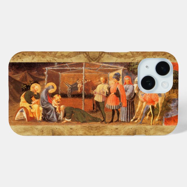 ADORATION OF THE MAGI NATIVITY  PARCHMENT Case-Mate iPhone CASE (Back (Horizontal))