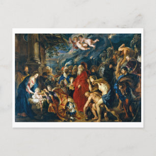 Adoration of the Magi   Peter Paul Rubens   Postcard