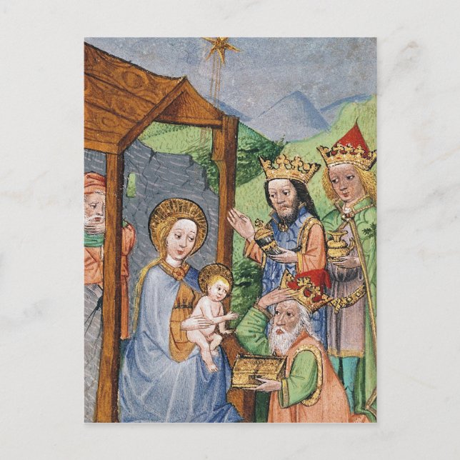 Adoration of the Magi Postcard (Front)