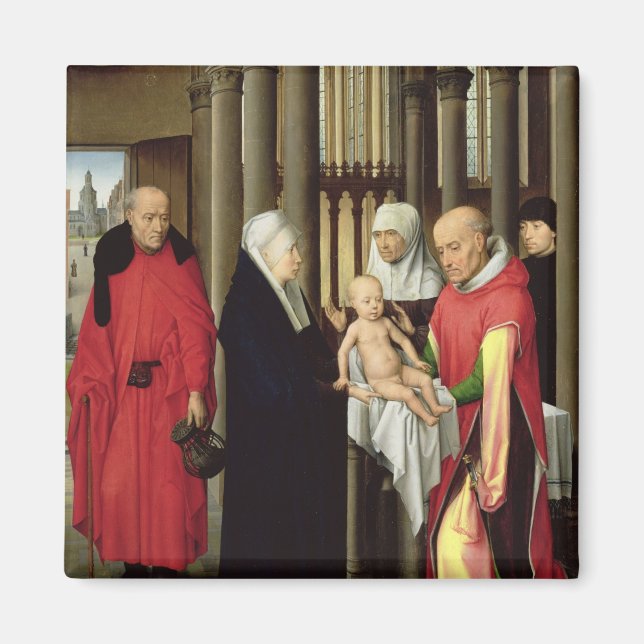 Adoration of the Magi: Right wing of triptych Magnet (Front)