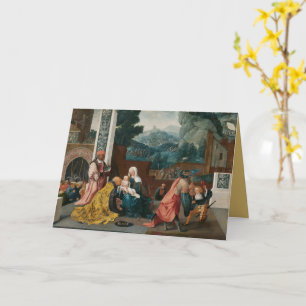 Adoration of the Magi - van Scorel Card