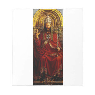 Adoration of the Mystic Lamb by Jan van Eyck Notepad