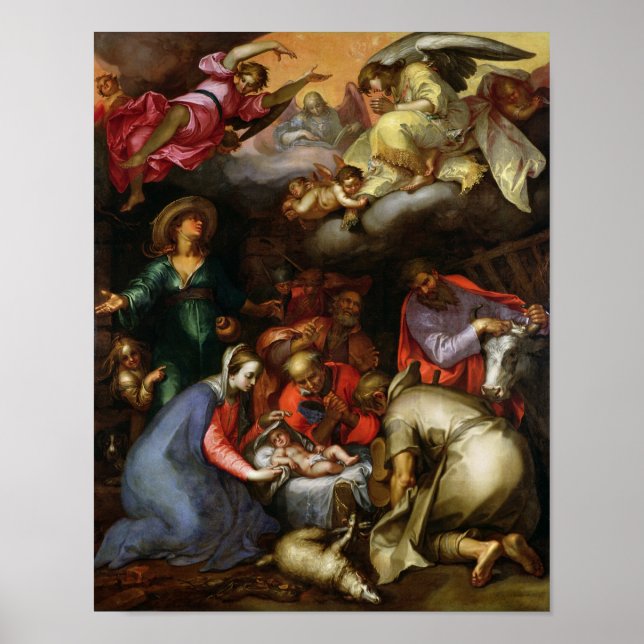 Adoration of the Shepherds, 1612 Poster (Front)