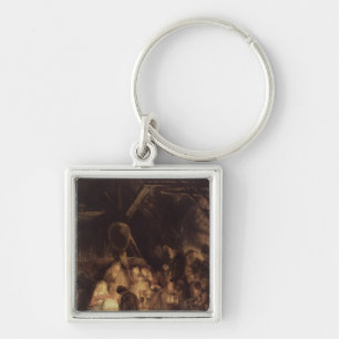 Adoration of the Shepherds, 1646 Key Ring