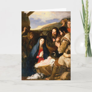 Adoration of the Shepherds, 1650 Card