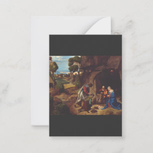 Adoration of the Shepherds by Giorgione Card