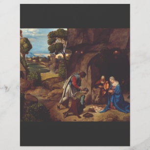 Adoration of the Shepherds by Giorgione Flyer