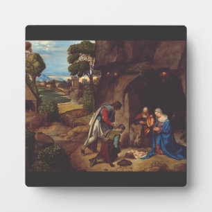 Adoration of the Shepherds by Giorgione Plaque