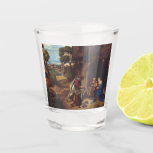 Adoration of the Shepherds by Giorgione Shot Glass