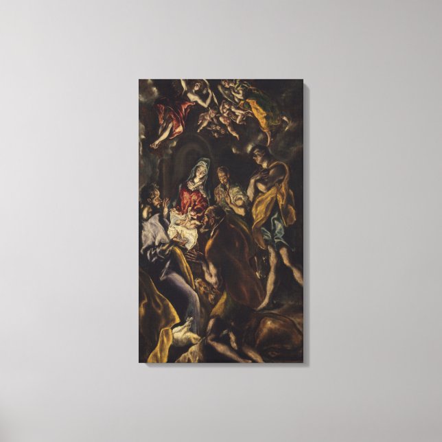 Adoration of the Shepherds Canvas Print (Front)