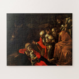 Adoration of the Shepherds (Caravaggio) Jigsaw Puzzle
