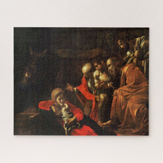 Adoration of the Shepherds (Caravaggio) Jigsaw Puzzle