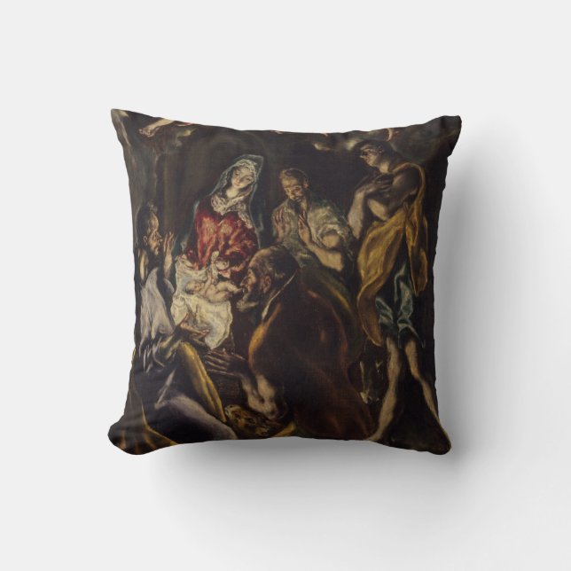 Adoration of the Shepherds Cushion (Front)