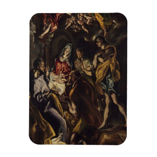 Adoration of the Shepherds Magnet (Vertical)