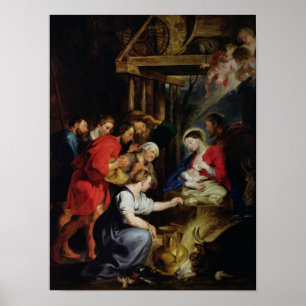 Adoration of the Shepherds Poster