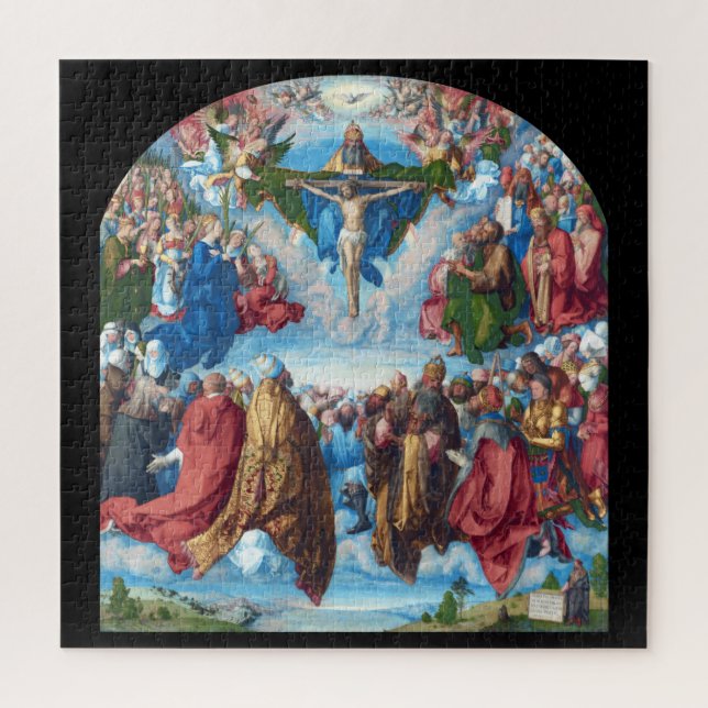 Adoration of the Trinity, Albrecht Durer Jigsaw Puzzle (Vertical)