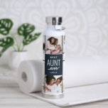 Adoring Collage EDITABLE COLOR Water Bottle<br><div class="desc">Visit our shop at www.berryberrysweet.com for stylish and modern stationery and personalised gifts.</div>