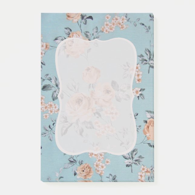 Adoring Flowers - Post-it® Notes 4"x6" (Front)