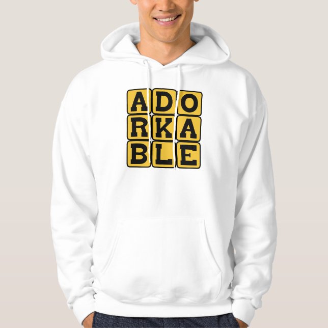 Adorkable, Adorable Dork Hoodie (Front)
