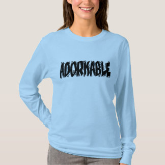 Adorkable, Dark Text T-Shirt