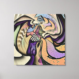 Adorn Your Wall With Abstract Collage Canvas Print
