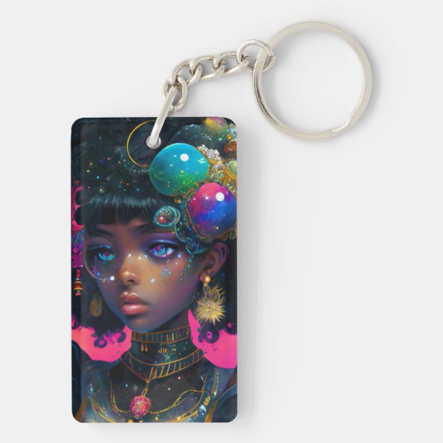 Adorned Knight Key Ring (Back)