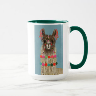 Adorned Llama - Brown Mug