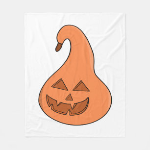 Adorobale Pumpkin Fleece Blanket