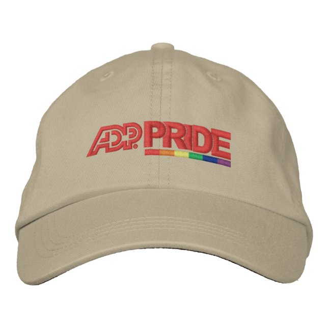 ADP Pride Adjustable Cap – Khaki (Front)