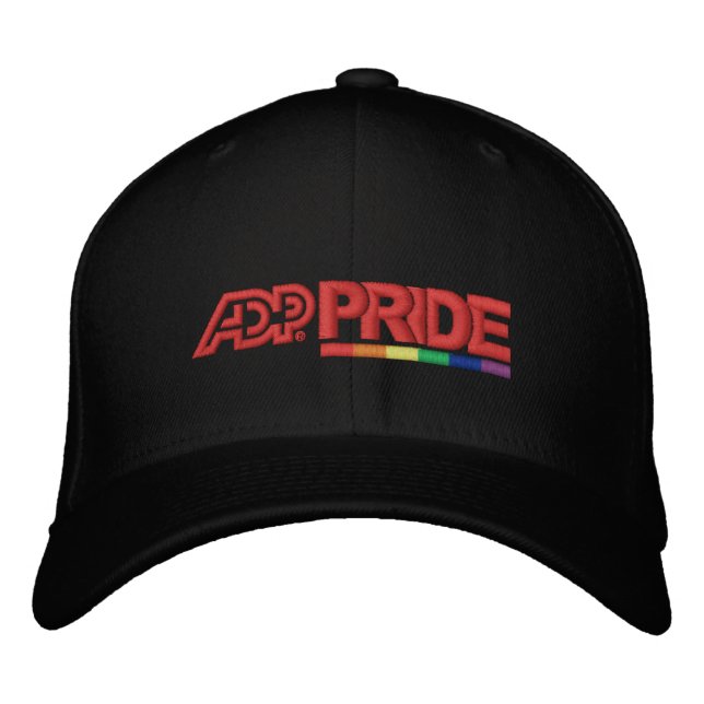 ADP Pride Flexfit Wool Cap – Black (Front)