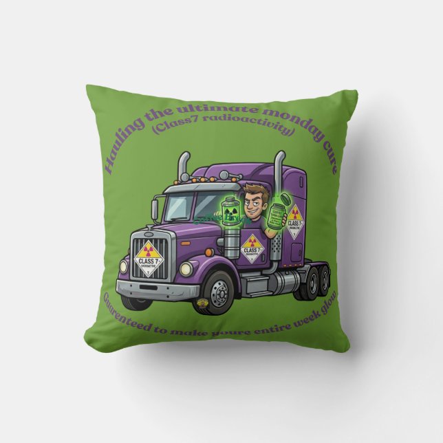 ADR Class 7 Radioactive | Hazmat Driver & Logistic Cushion (Front)