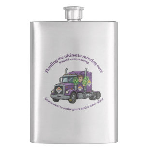 ADR Class 7 Radioactive Hazmat Driver & Logistic Hip Flask