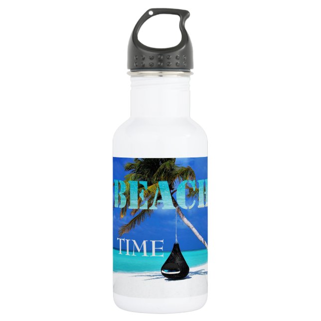 Adrable Beach Time, 532 Ml Water Bottle (Front)