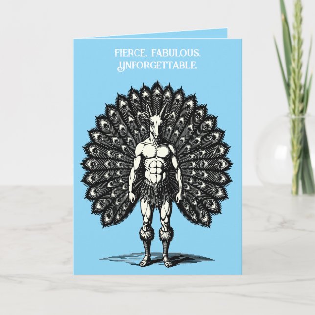 Adramelech The Peacock Chancellor Card (Front)
