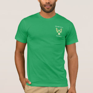 Adrenal Cancer Awareness Green Ribbon Angel Tee