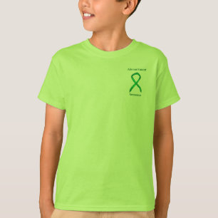 Adrenal Cancer Awareness Green Ribbon Custom Tee