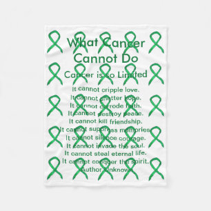 Adrenal Cancer Awareness Ribbon Fleece Blankets