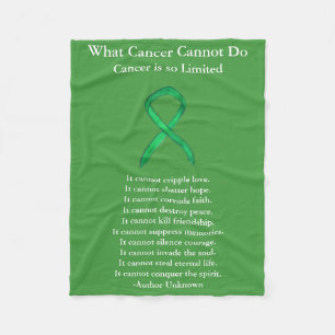 Adrenal Cancer Awareness Ribbon Soft Chemo Blanket