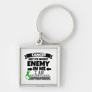 Adrenal Cancer Met Its Worst Enemy in Me Key Ring