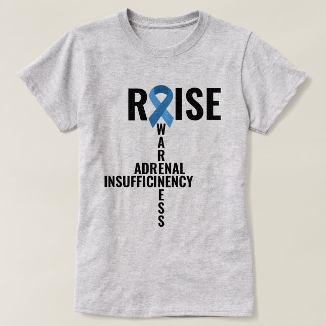 Adrenal Insufficiency Awareness T-Shirt (Design Front)