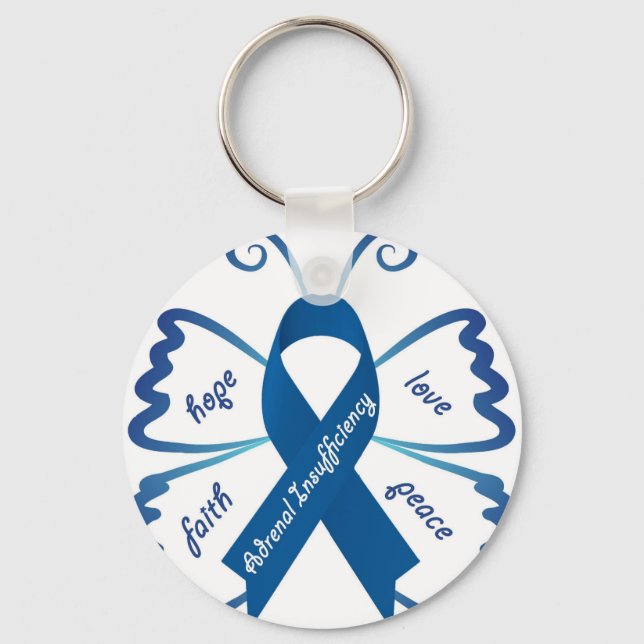 Adrenal Insufficiency: We Need Your Support Key Ring (Front)
